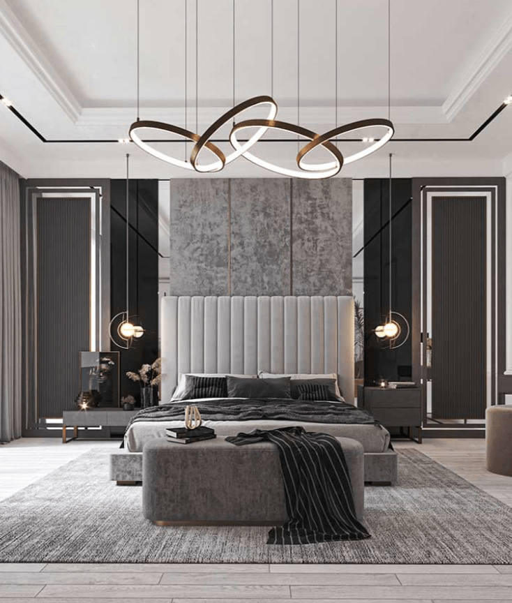 Prestige Bedroom King bed - Euro Living Furniture